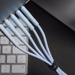 Кабель USB C to USB C Forcell F-Energy QC4.0 PD 3A 60W Silicone 1 m C344 синий