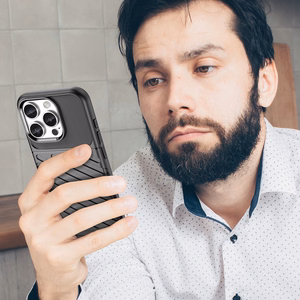 Thunder Ümbris jaoks iPhone 16 Pro Max Silicone Ümbris - Must
