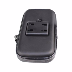 Bike Phone veekindel Mount, Universal Case Bicycle & Motorcycle Phone Holder Mount suurus XL (maksimaalne telefoni suurus: 165 mm x 80 mm) must (ilma juhtraua kinnituseta)