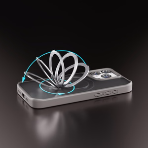 Etteri Matt Mag Ring чехол iPhone 15 Pro Max 6,7" серый