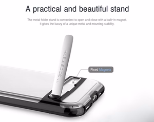 Mercury Dream Bumper ümbris seadmele Samsung Galaxy S9, metallist tugijalaga, kuldne