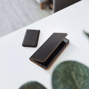 SMART PRO Kaaned leather ümbris for XIAOMI Redmi Note 15 PRO PLUS 5G must