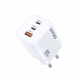 BWOO CDA147PD seinalaadija 65W 2x USB-C port + USB-A valge
