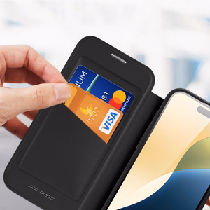 Dux Ducis Skin X Pro iPhone 16 Ümbris with MagSafe and Flip Cover - must