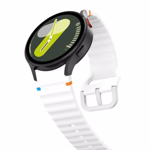 TECH-PROTECT SILICONE SPORT SAMSUNG GALAXY WATCH 4 / 5 / 5 PRO / 6 / 7 / FE VALGE