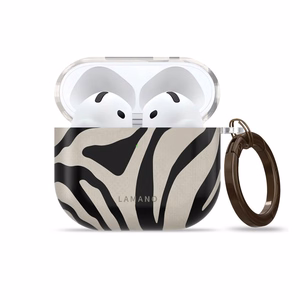Tech-Protect Lamano case for AirPods 4 / 5 - black and beige