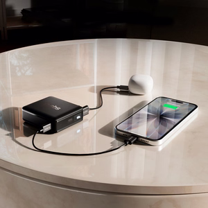 SBS HD 30W 10000mAh USB-C Akupank koos LCD Ekraan - must