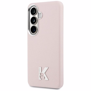 Ümbris Karl Lagerfeld K Metal Logo MagSafe Samsung Galaxy S26 roosa