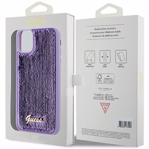 Guess Sequin Script Metal ümbris jaoks iPhone 11 / Xr - lilla