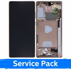 LCD ekraan ühilduv Samsung N980 (N981) Note 20 raamiga / Mystic Bronze / (Service Pack)