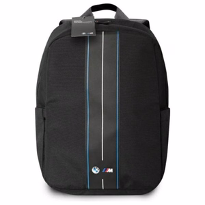 BMW Nylon Blue Stripe seljakott kuni 16-tollisele sülearvutile, must
