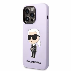 Karl Lagerfeld KLHCP14XSNIKBCU iPhone 14 Pro Max 6.7" hardcase lilla/lilla Silicone Ikonik