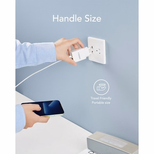 Phone laadija VEGER USB A + Typ C PD QC3.0 3A 30W VLS302U valge