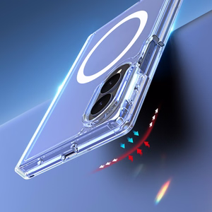 MagSafe'iga ühilduv DUX DUCIS CLIN MAG ümbris SAMSUNG Z Fold 8 Wide, läbipaistev