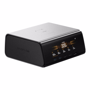 EcoFlow RAPID Pro 320W docking station, 4xUSB-C, 1xUSB-A, GaN