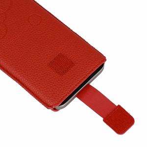 WONDER Deko Pouch Ümbris (Size XXL) jaoks Samsung S25 Ultra/S24 Ultra/M35/M23/A16 5G/Xiaomi Redmi 14C punane
