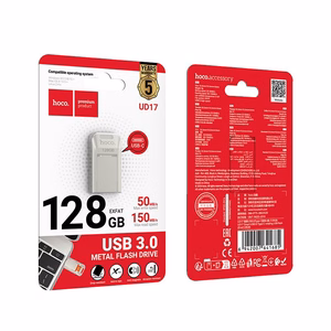 Pendrive 128GB USB 3.0 (USB C) Hoco UD17 nickel
