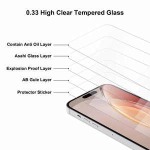 Karastatud klaas 2,5D Premium jaoks Realme C55
