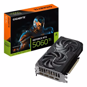 GIGABYTE GeForce RTX 5060 Ti WINDFORCE MAX OC 8G videokaart - 8GB GDDR7, 128bit, PCI-E 5.0, 2587MHz, 3 x DP, 1 x HDMI, NVIDIA DLSS 4