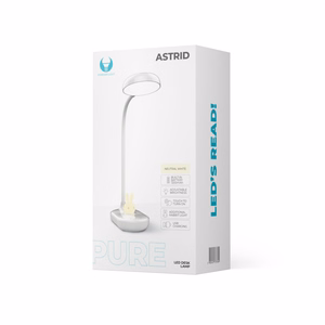 Desk LED Lamp 4,5W with bunny light PURE FLB-30 ASTRID valge Forever Light