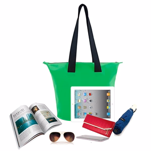 11L PVC veekindel kott - roheline