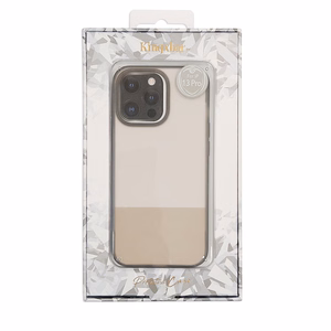 Kingxbar Plain Series чехол для iPhone 13 Pro силиконовый серый