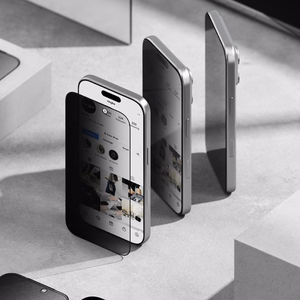Ringke Easy Slide 2-pack Privaatsus Glass jaoks iPhone 17 Pro - Must