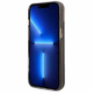 Чехол Karl Lagerfeld Liquid Glitter Elong для iPhone 14 Plus — чёрный