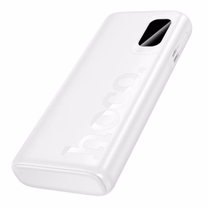 Hoco J158 Pro akupank, 10000 mAh, QC, PD, 2 A, 22,5 W, valge