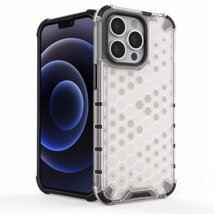 Honeycomb Case soomuskaitse TPU kaitsekattega iPhone 13 Pro jaoks punane