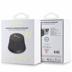 Guess Magnetic Script Metal Bluetooth speaker - must