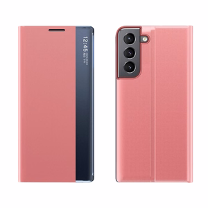 New Sleep Ümbris jaoks Samsung Galaxy S23+ cover with flip stand roosa