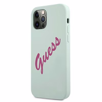 Guess GUHCP12MLSVSBF iPhone 12/12 Pro 6.1" sinine fuksia/sinine fuksia kõvakott Silikoon Vintage