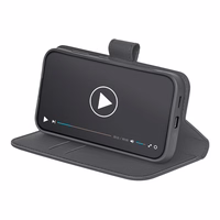 Puro Booklet Ümbris with Flip and Wallet jaoks Samsung Galaxy S25+ - must