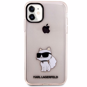Karl Lagerfeld KLHCN61HNCHTCP iPhone 11 / Xr 6.1" roosa/roosa hardcase Ikonik Choupette