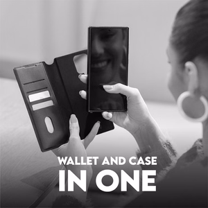 CARE by PanzerGlass Feature Tango 2in1 Wallet Ümbris jaoks Samsung Galaxy S25+ - Must