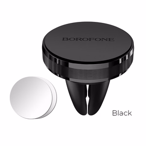 Car phone hoidja Borofone BH8, on ventilation grill, magnetic fixing,must