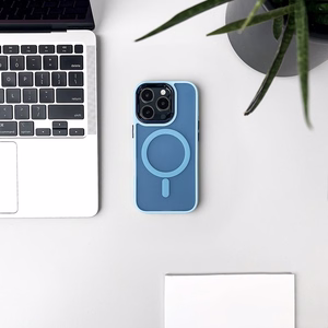Fashion Ümbris with MagSafe jaoks iPhone 16e - sinine