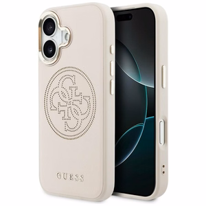 Guess Perforated 4G MagSafe Ümbris for iPhone 17 - roosa