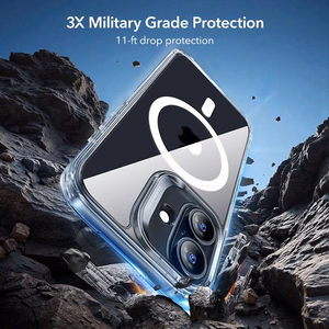 ESR Classic Hybrid MagSafe + набор закаленного стекла для iPhone 17 - прозрачный