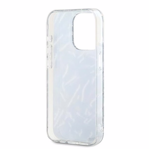 Чехол Karl Lagerfeld Zebra With Cord для iPhone 15 Pro Max - фиолетовый