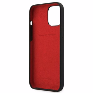 Ferrari FESSIHCP12LBK iPhone 12 Pro Max 6.7" чёрный/чёрный жёсткий чехол On Track Silicone