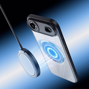 Чехол Dux Ducis Aimo Mag совместимый с MagSafe для iPhone 17 Air чёрный