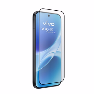 Защитное стекло Crong 3D Armour Glass Lite с клеевым слоем по всей поверхности для Vivo V70 5G