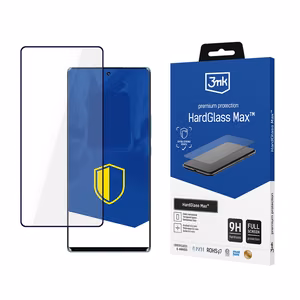 Tugevdatud täisekraani karastatud klaas 3mk HardGlass Max Black Honor 70 jaoks
