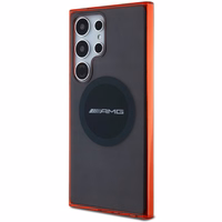 AMG läbipaistev Bicolor MagSafe ümbris jaoks Samsung Galaxy S24 Ultra - must