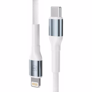 3mk Hyper Kaabel N-SERIES USB-C / Lightning 1m 9V/2A 20W / valge
