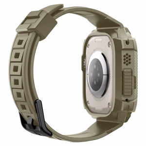 Spigen Rugged Armor Pro - rihm koos ümbrisega Apple Watch Ultra 49 mm (Vintage Khaki)