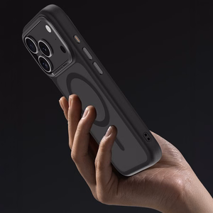 Чехол Benks Magnetic Mist с металлической рамкой (0068) для Iphone 17 Air, черный (кнопка управления камерой)