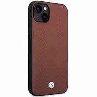 Ümbris BMW BMHCP14S22RFGR iPhone 14 6.1" Burgundy/burgundy Leather Diamond Pattern